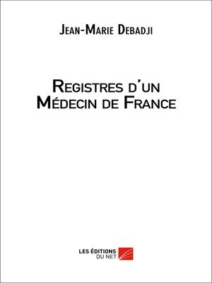 cover image of Registres d'un Médecin de France